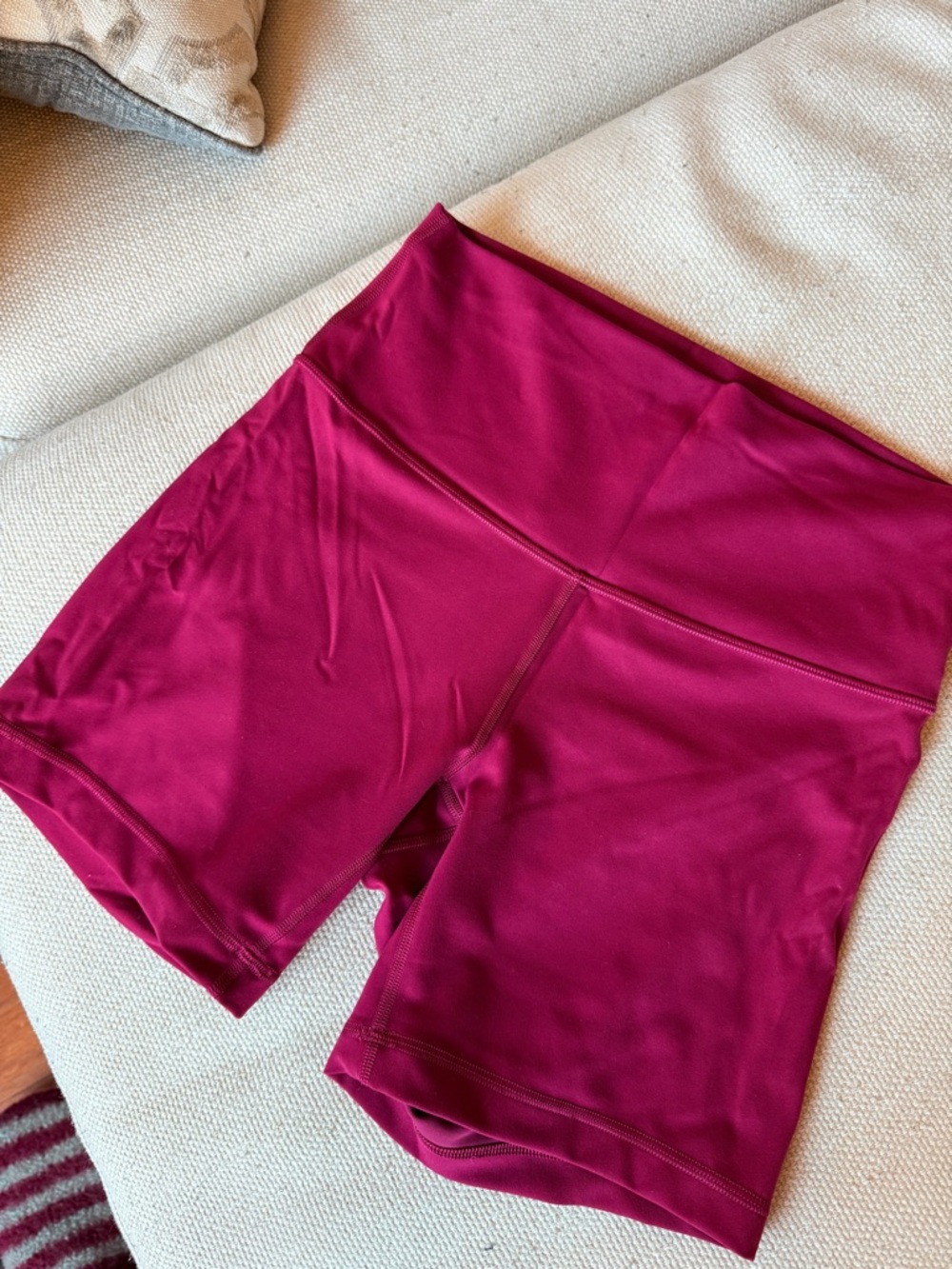 Lululemon Wunder Train 6" Inseam High-Waist Active Bike Shorts
